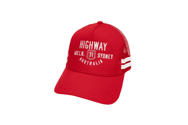 Melb to Syd Striped Trucker Cap - Image 2