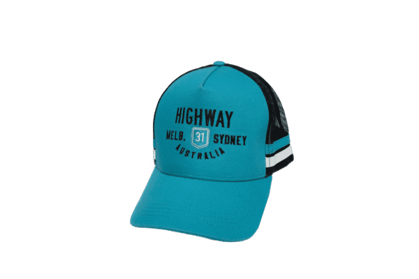 Melb to Syd Striped Trucker Cap